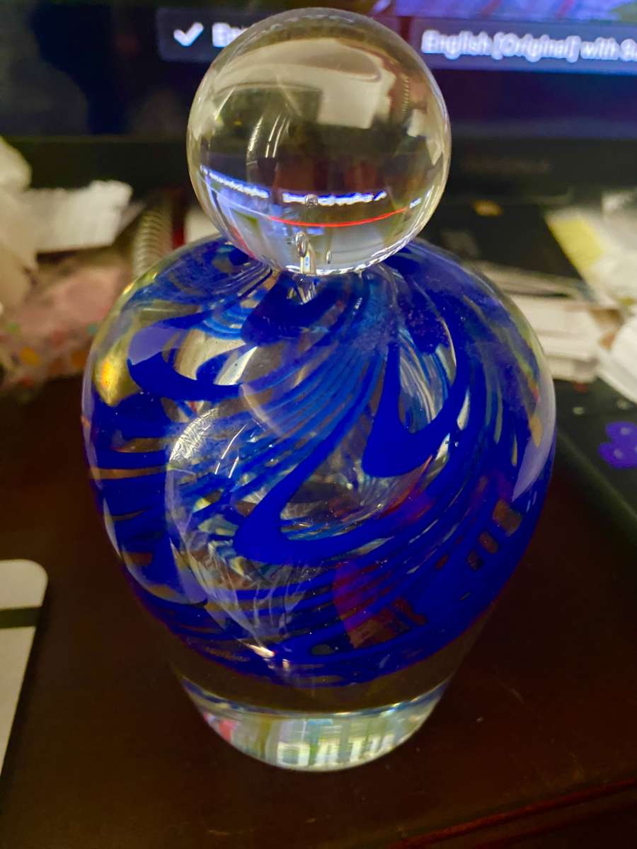 Beautiful hand blown Crystal