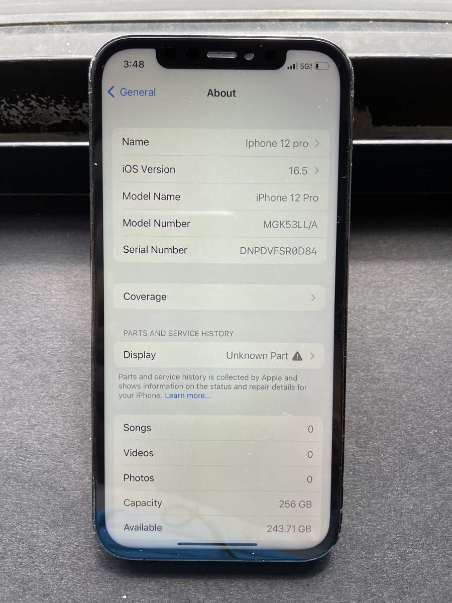 iPhone12 Pro 256GB Unlocked