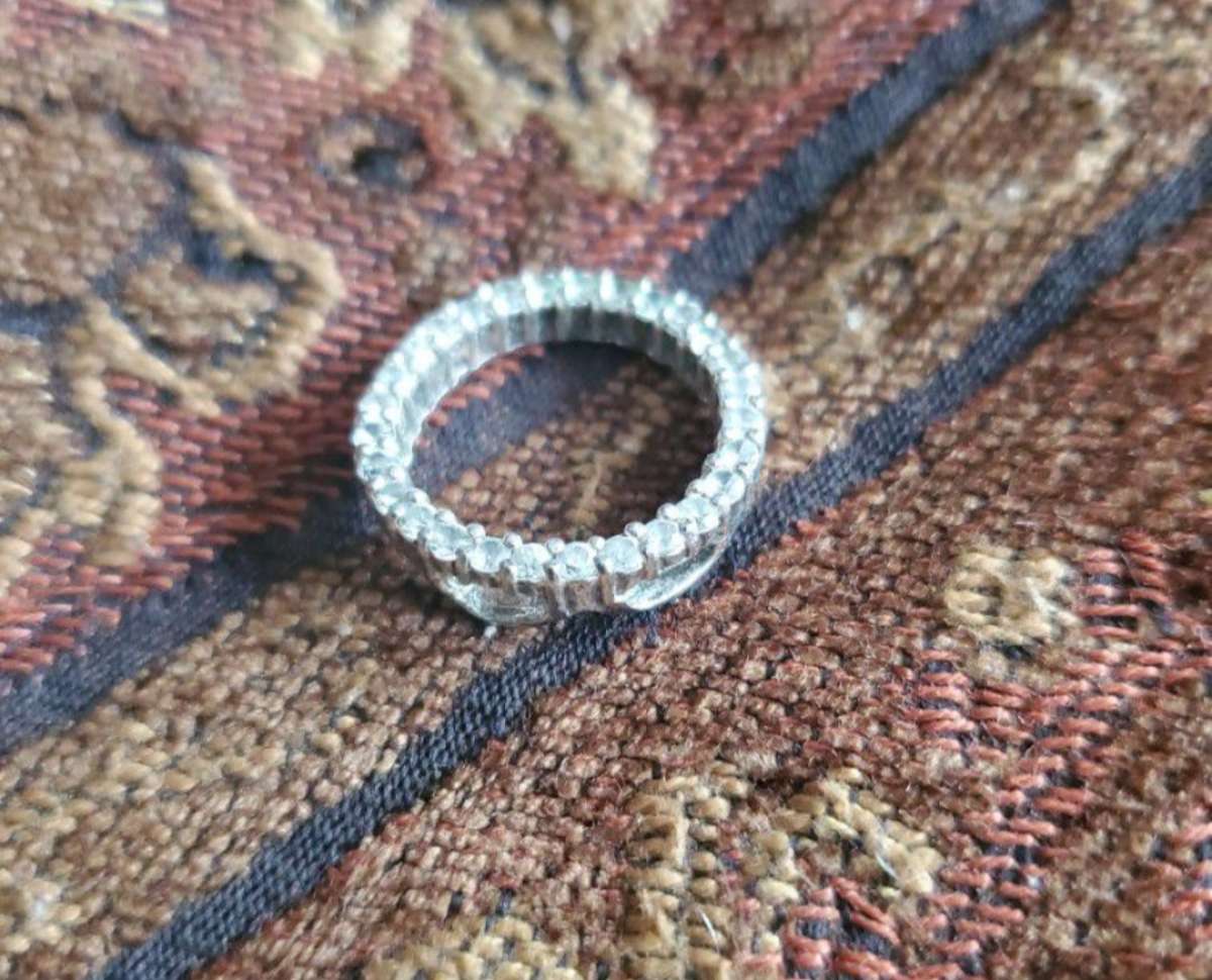 Sterling Silver And Swarovski Crystal Ring