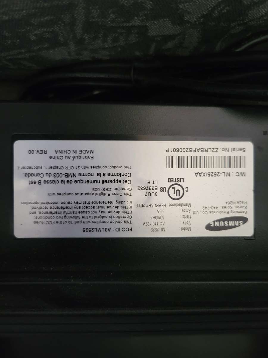 Samsung printer ML2525