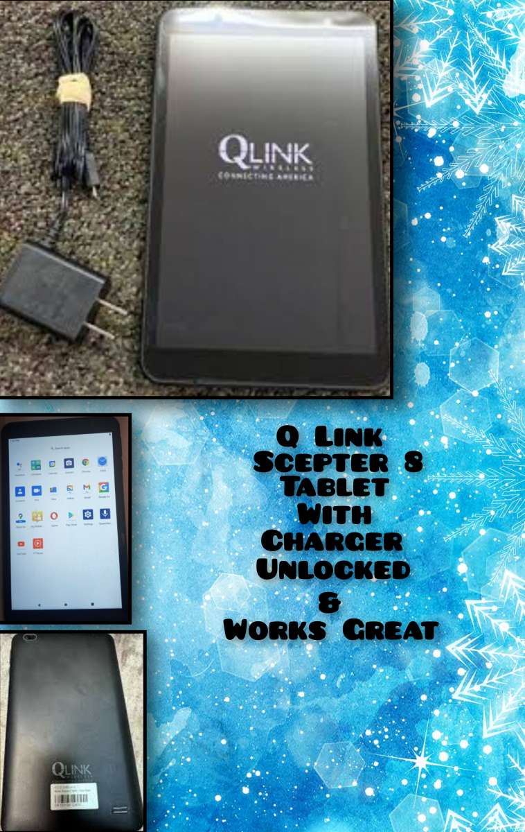 Q Link Tablet Bluetooth speakers and portable phone char