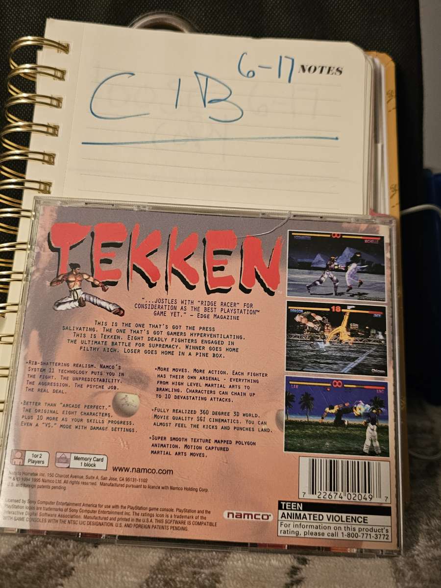 TEKKEN ps1 CIB