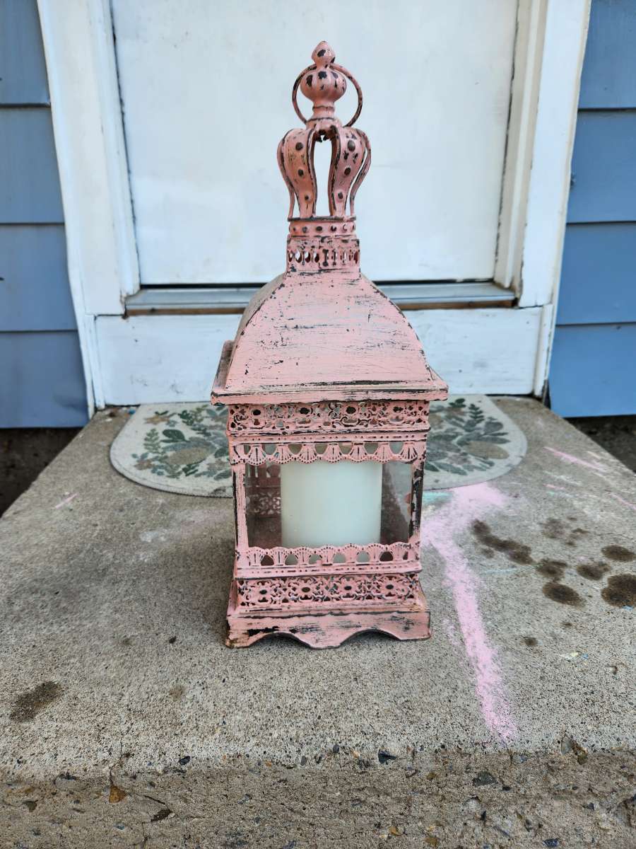 Rustic farmhouse vintage lantern