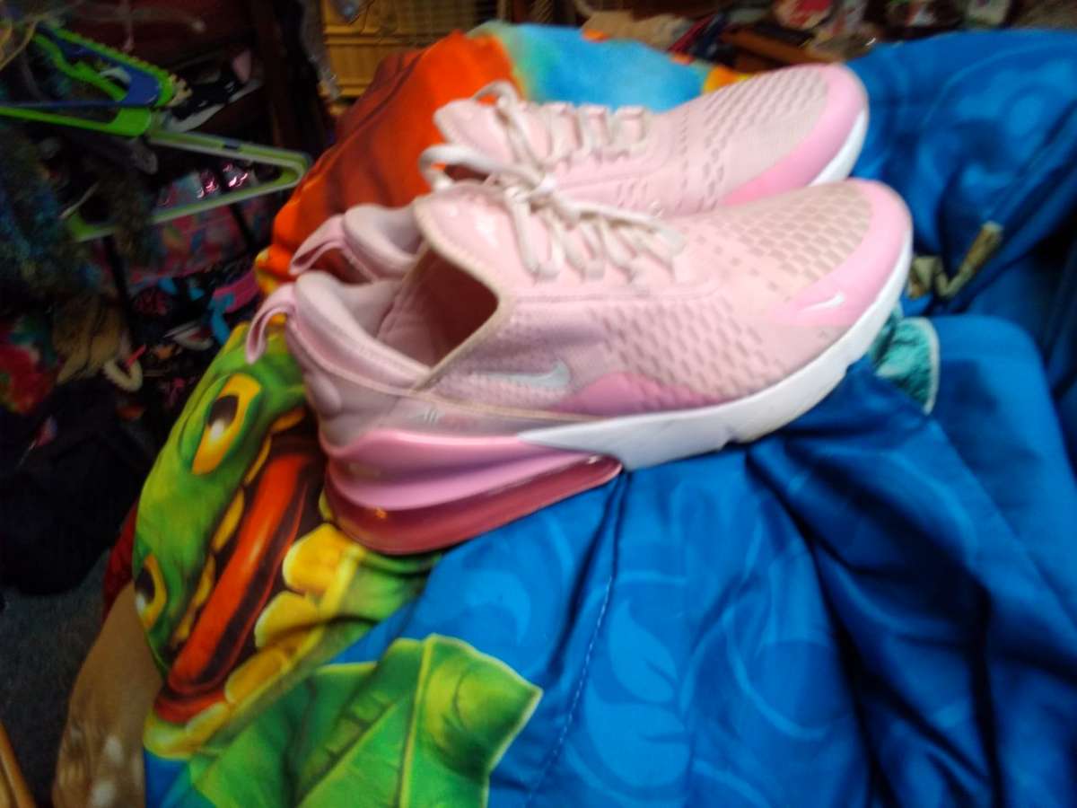 several different size shoes