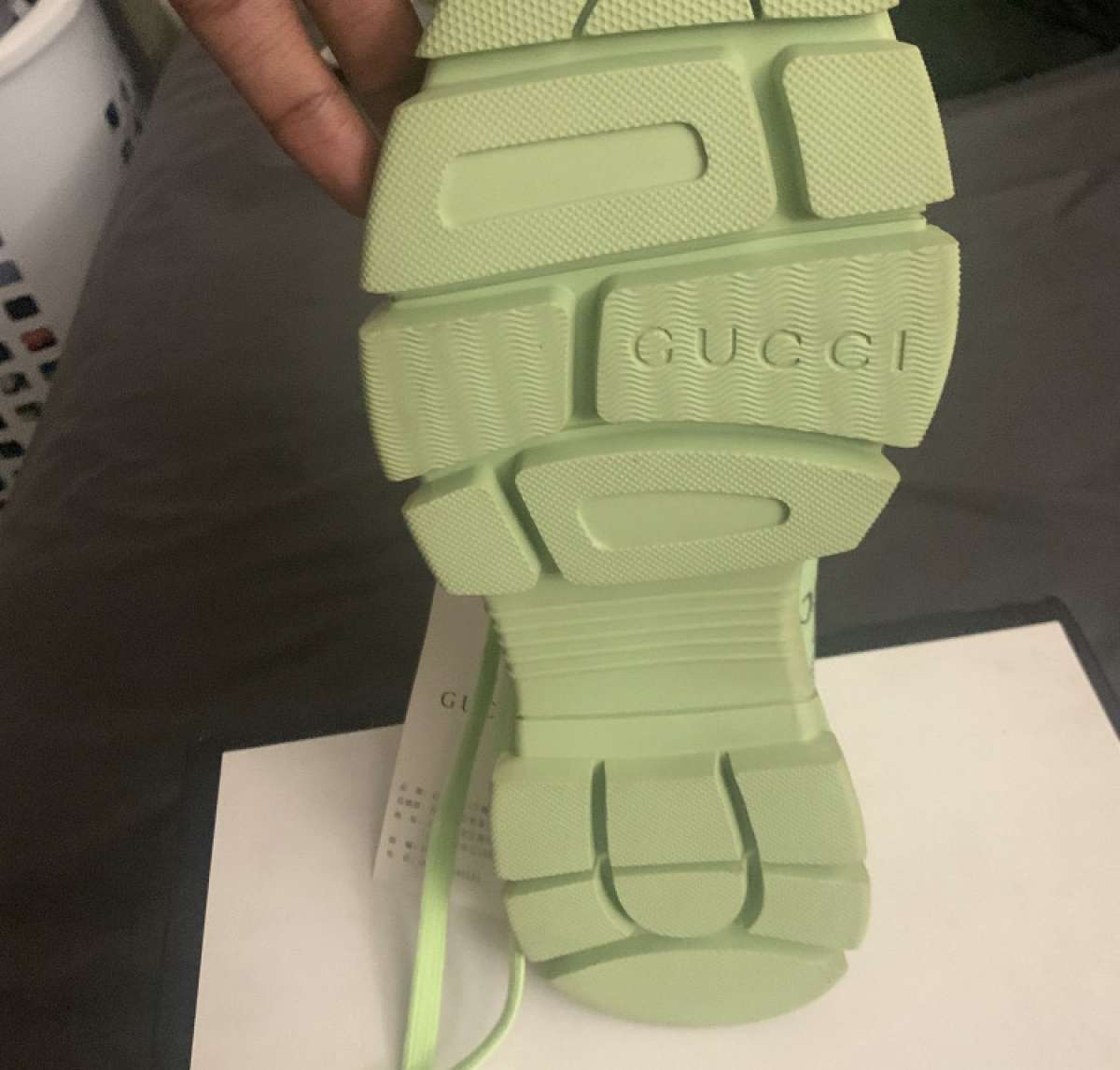 green womens gucci boots