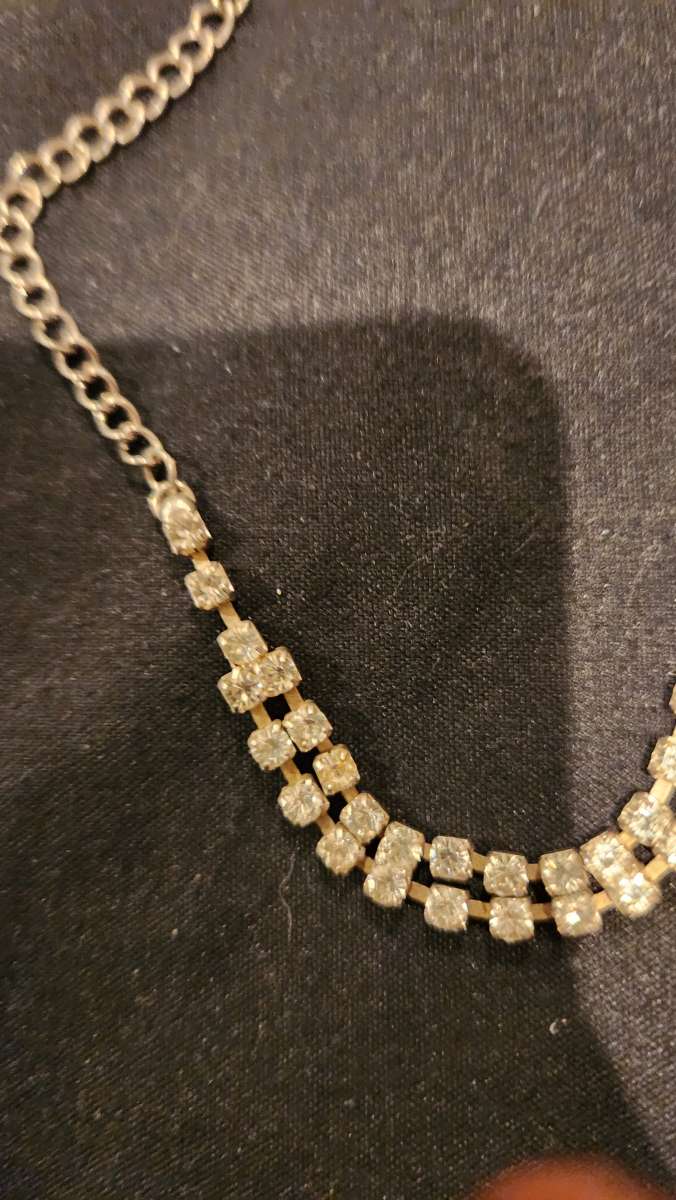 Double Row of Cubic Zirconia