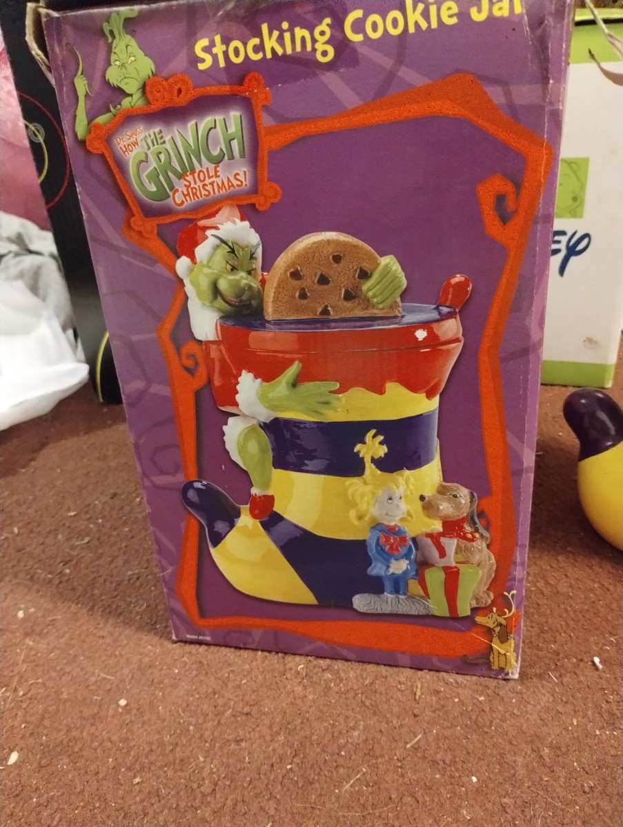the Grinch cookie jar