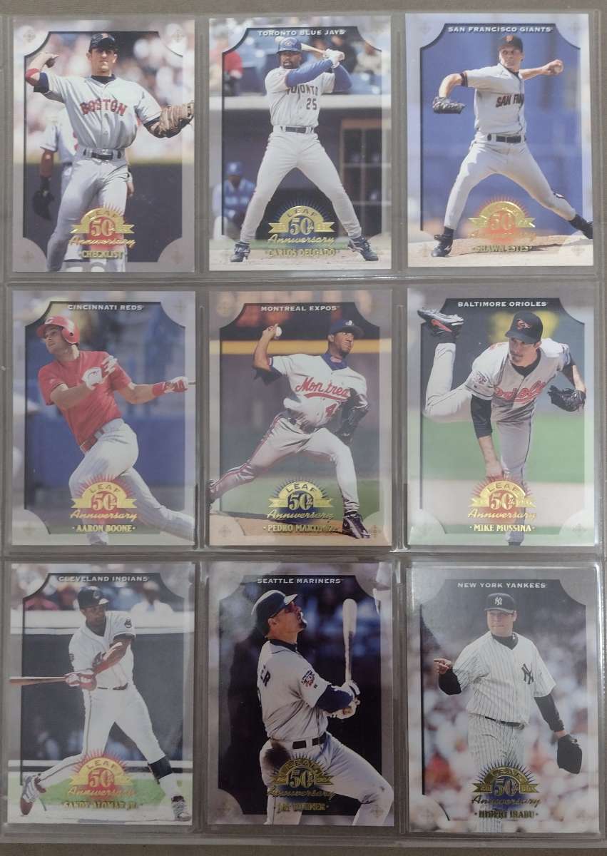 Lot of 54 raw baseball cards
