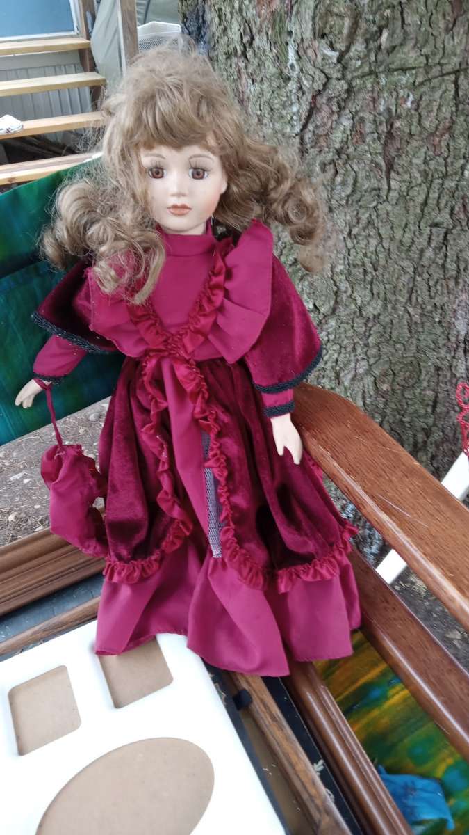 Vintage Porcelain Doll