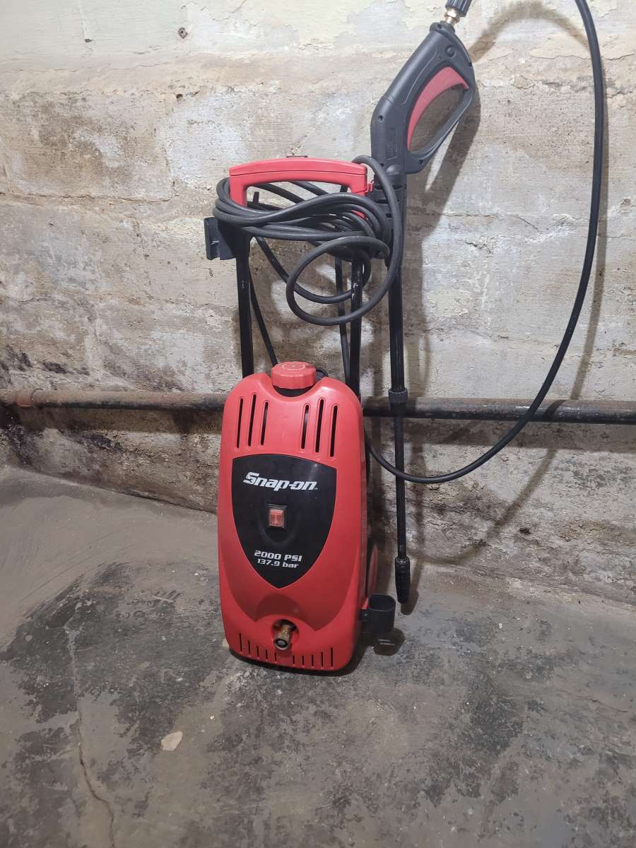 SnapOn water pressure 2000 psi 1379 bar