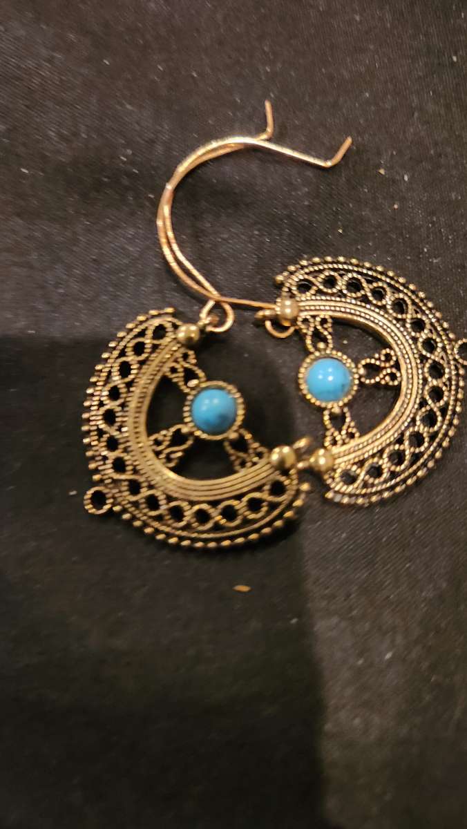 Jade Native American Earings