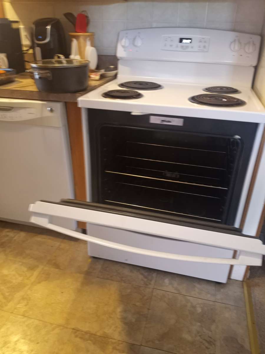 electric stove and microve hotpoint