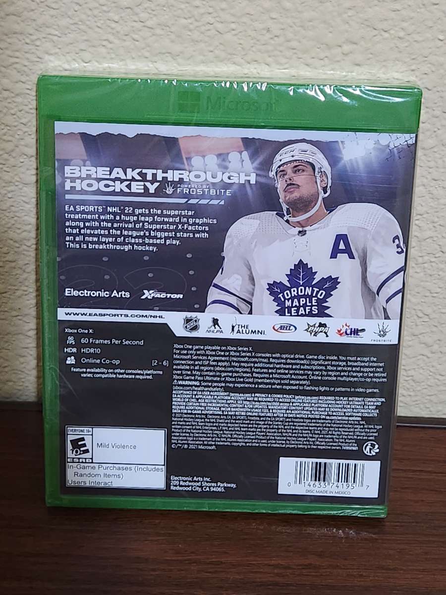 Xbox 1 NHL 2022 GAME SEALED