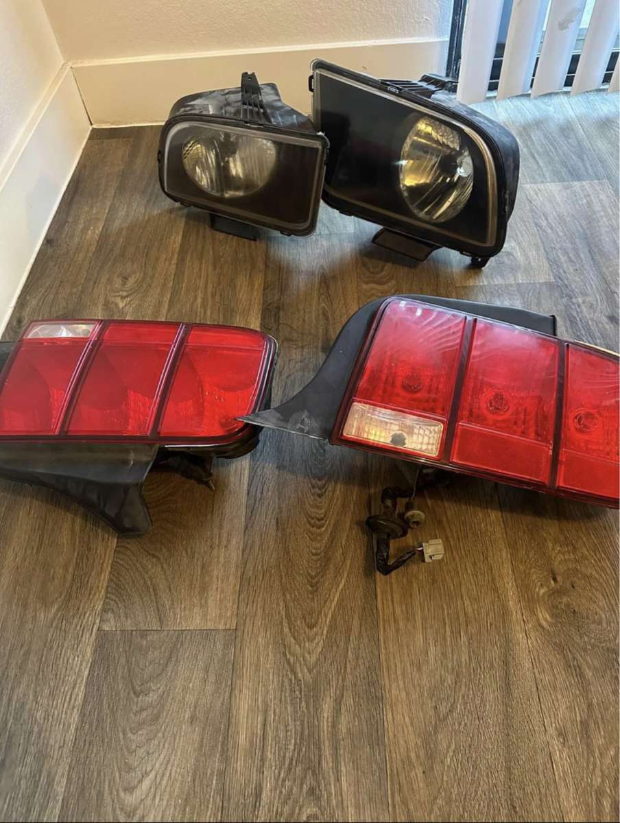 headlights and taillight