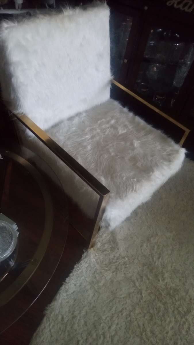 Pair Upholstered Arm Chairs Goldstone beautiful