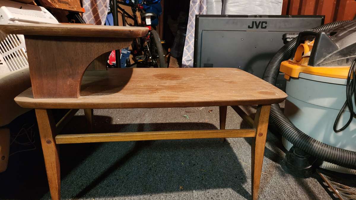 Modern Teak End Table