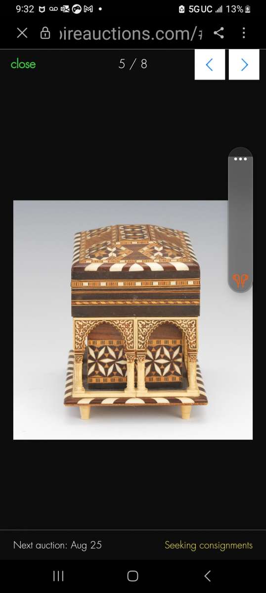 arabesque jewelry cask