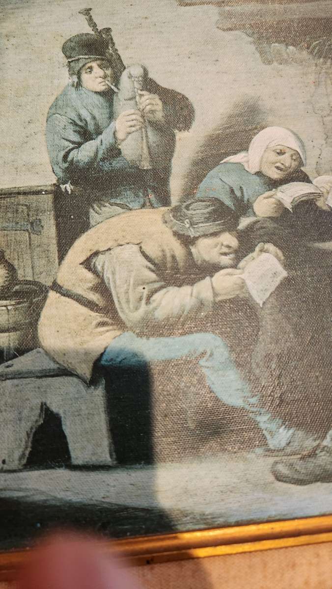 peasants singing by Peter de Toole