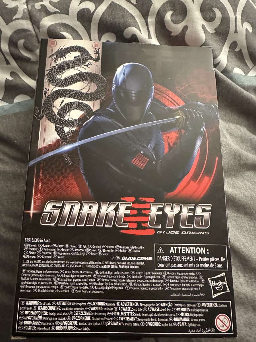 GI joe snake eyes collection