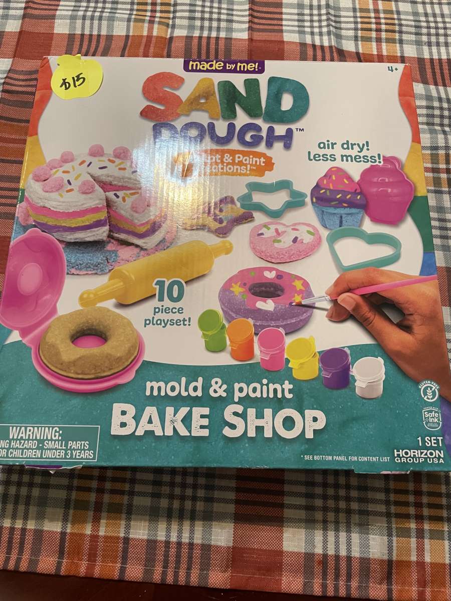 SAND DOUGH MOLD PAINT BAKE SHOP