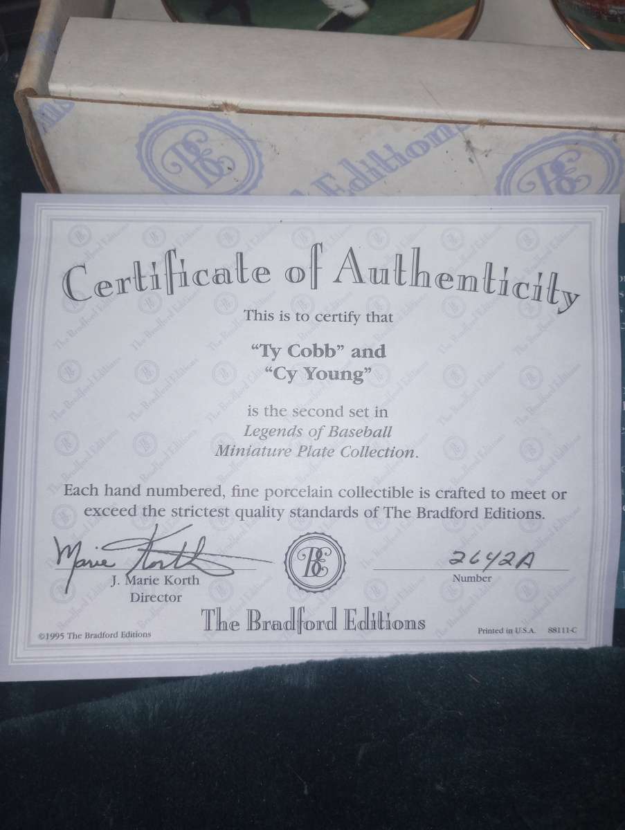 ty Cobb and cy young