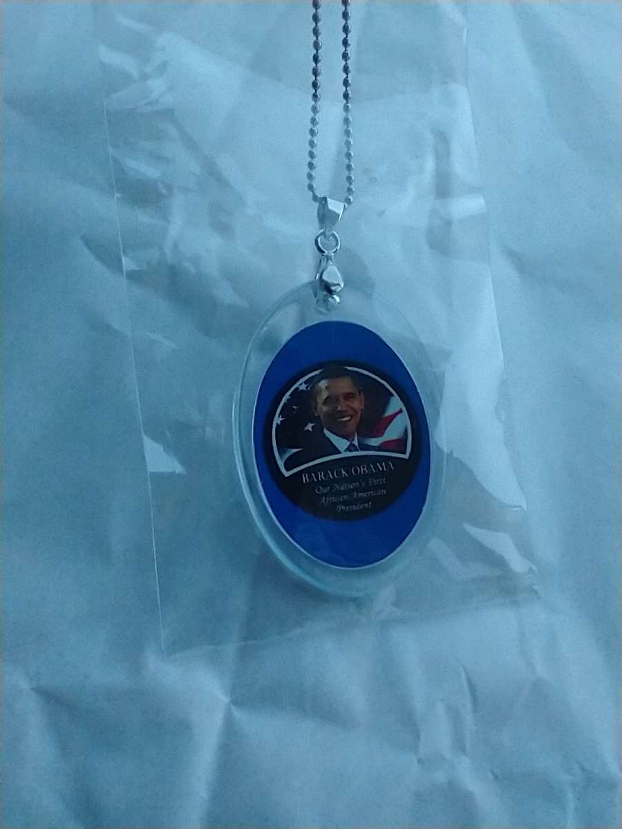 Barack Obama Blue Necklace