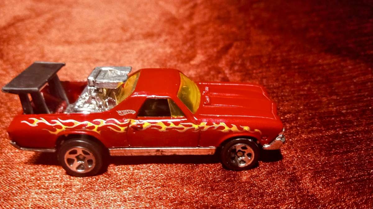 1999 HOT WHEELS MATTEL 68 EI CAMINO RED LOOSE COLLECTIBLE MA