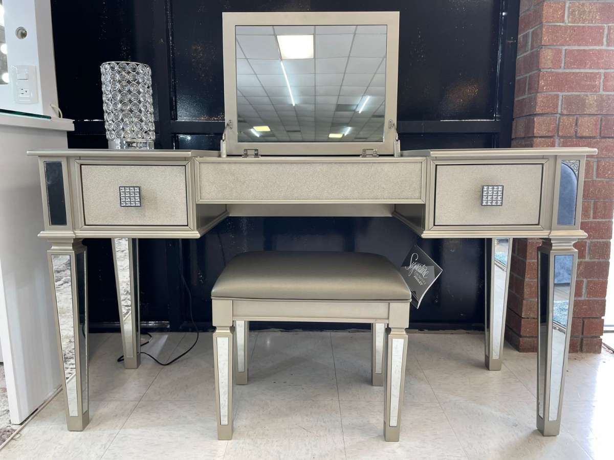 Ashley vanity we have delivery  today 49 Price 599