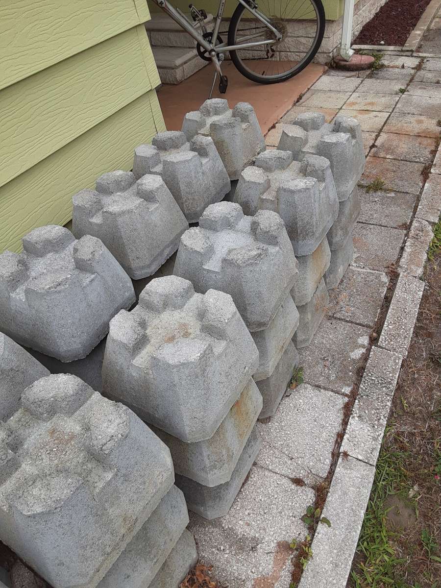 concrete Footers blocks