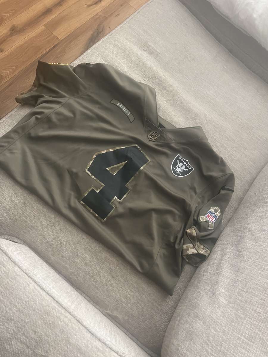 Derek Carr raiders jersey