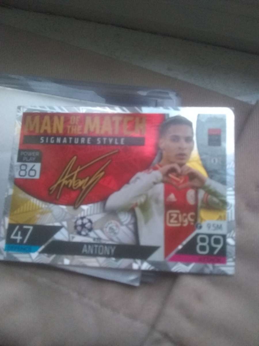 Anthony soccer card