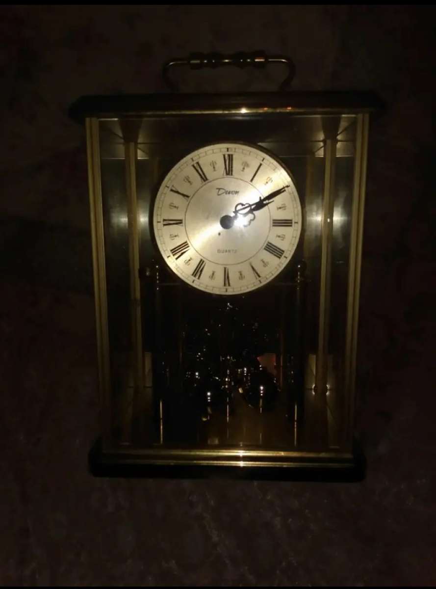 vintage Devon Mantel clock with chimes from Germany