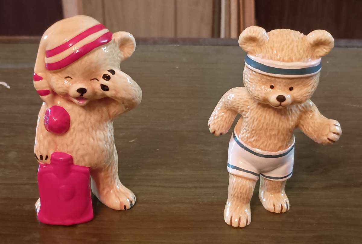 Danbury mint bone China bear collection