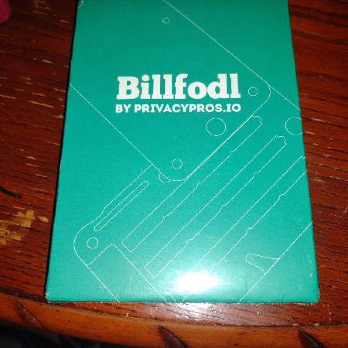 billfold crypto stainless steel wallet