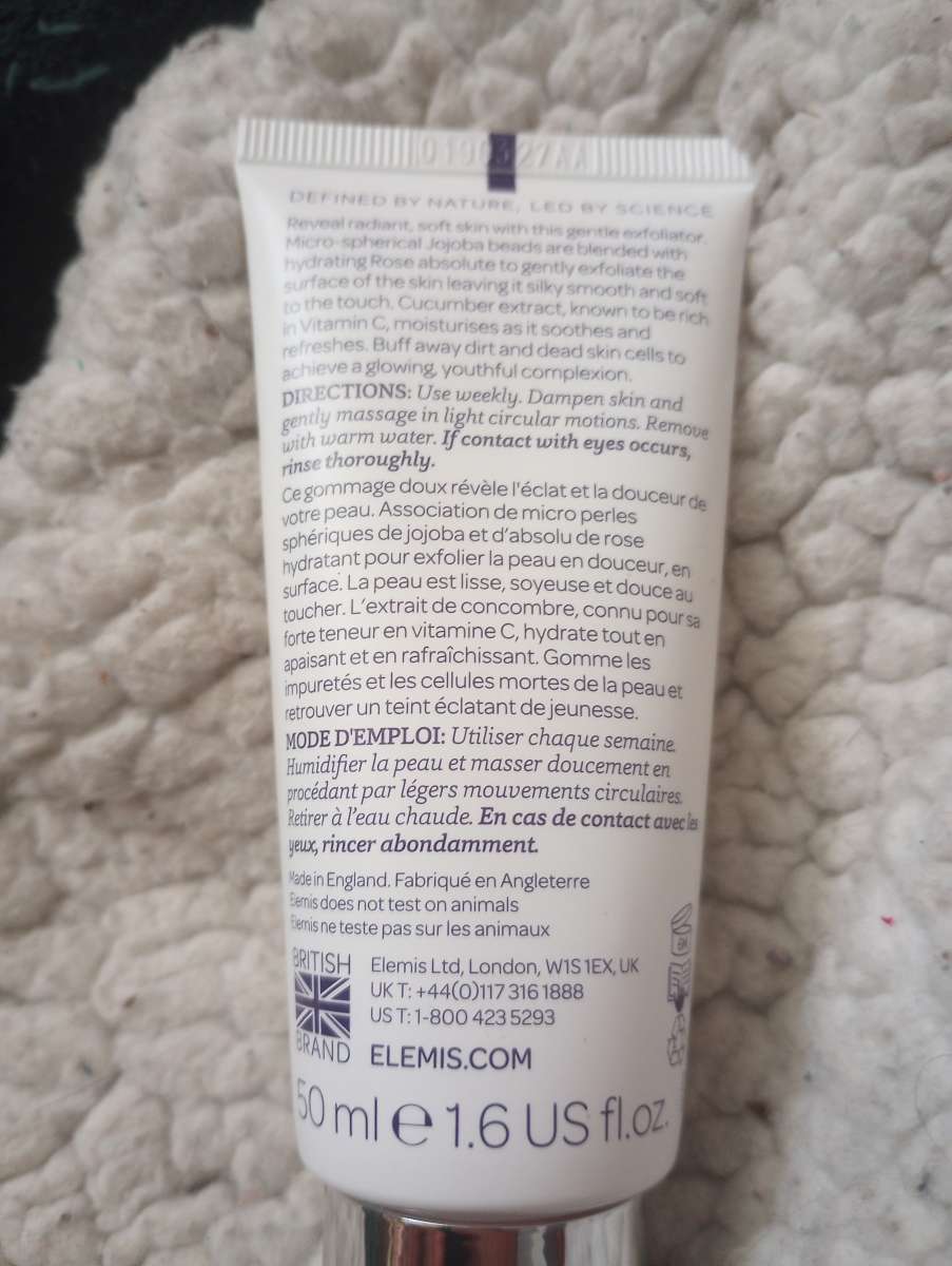 elemis gentle rose exfoliator