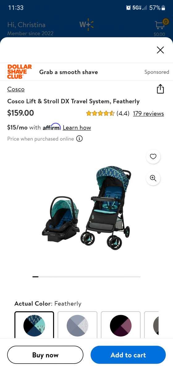 carseat stroller combo
