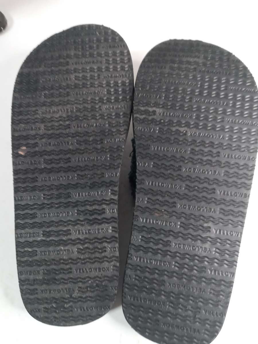 Yellow Box Flip Flops