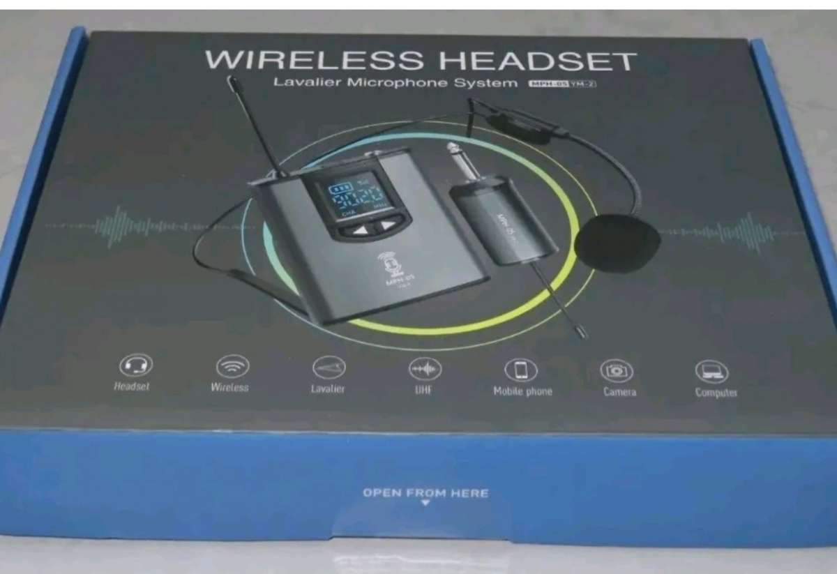 Wireless Headset MPH05 YM2 Lavalier Microphone System New Op