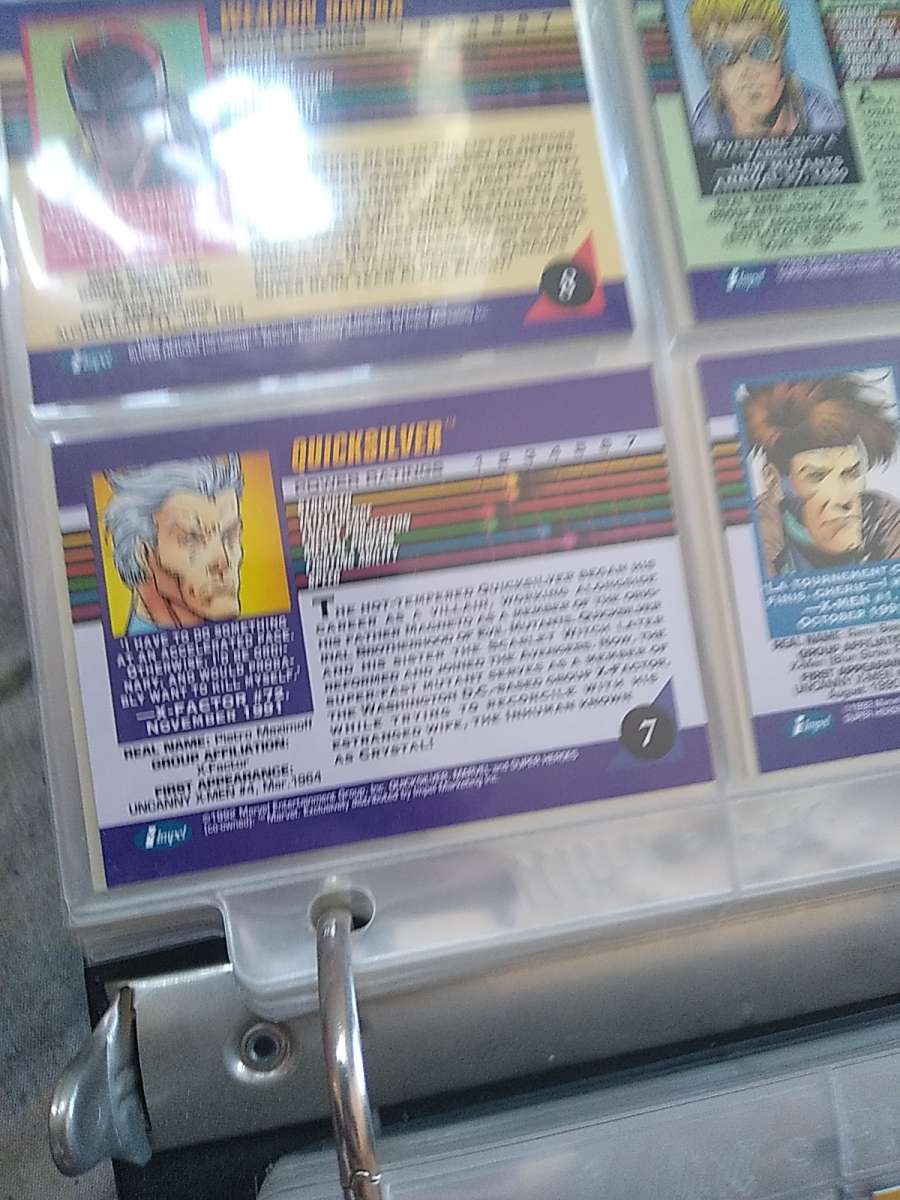 1991 1992 1993 marvel trading cards