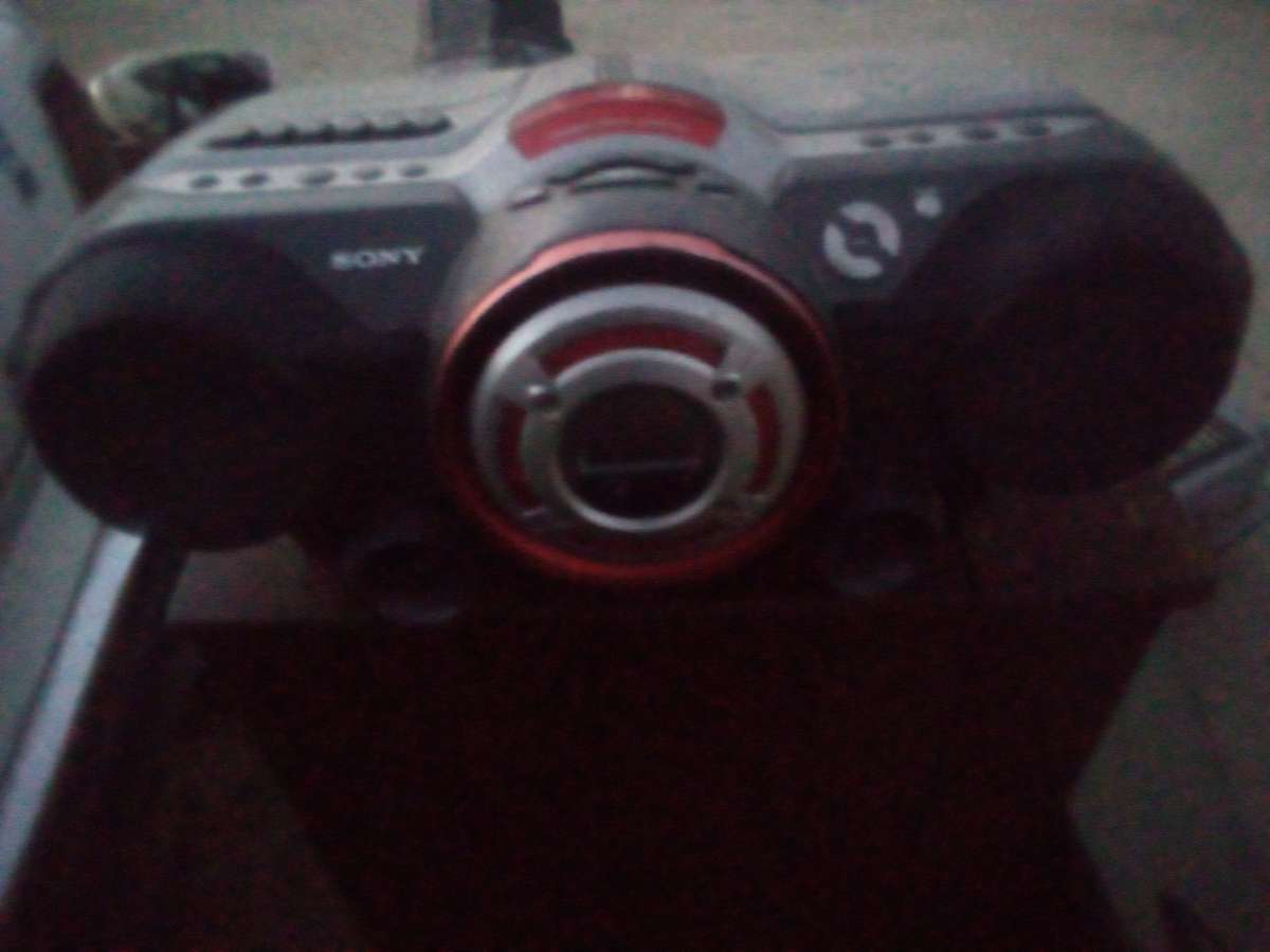 CD and DVD player and a radio