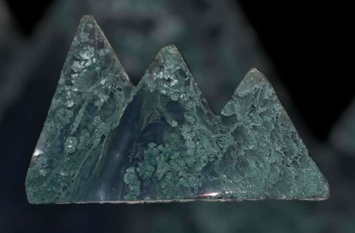 Moss Agate Mountain Slab