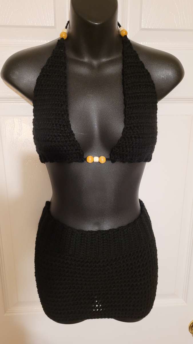 Crochet Halter Tops and Bucket Hats Will ship as well