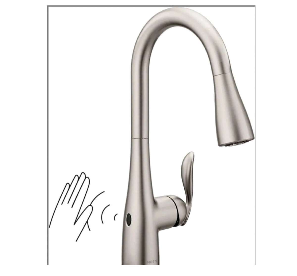 Moen Arbor Spot Resist Stainless Motionsense Wave Sensor One