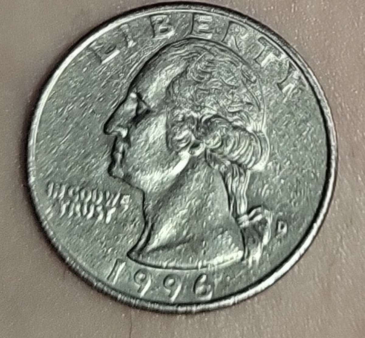 1996 D quarter dollar