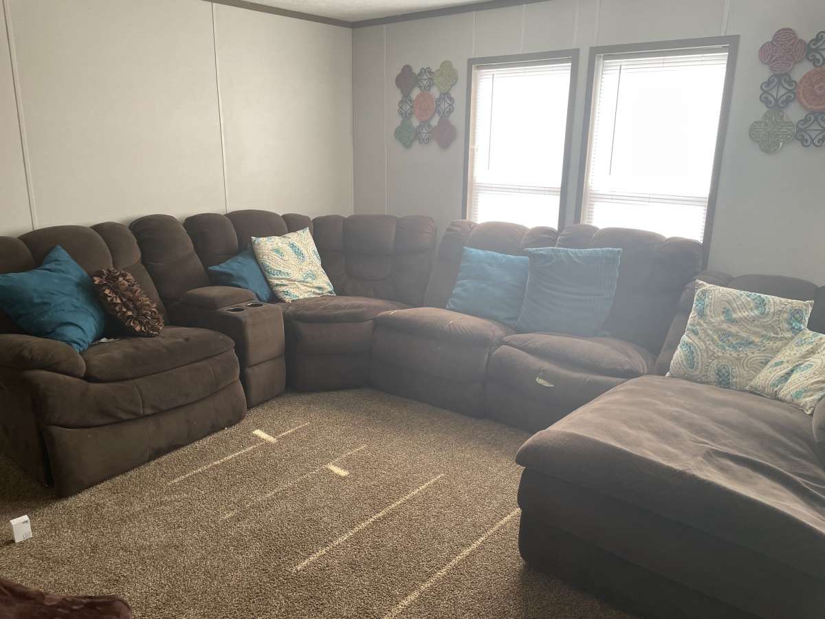 Brown Sectional Couch