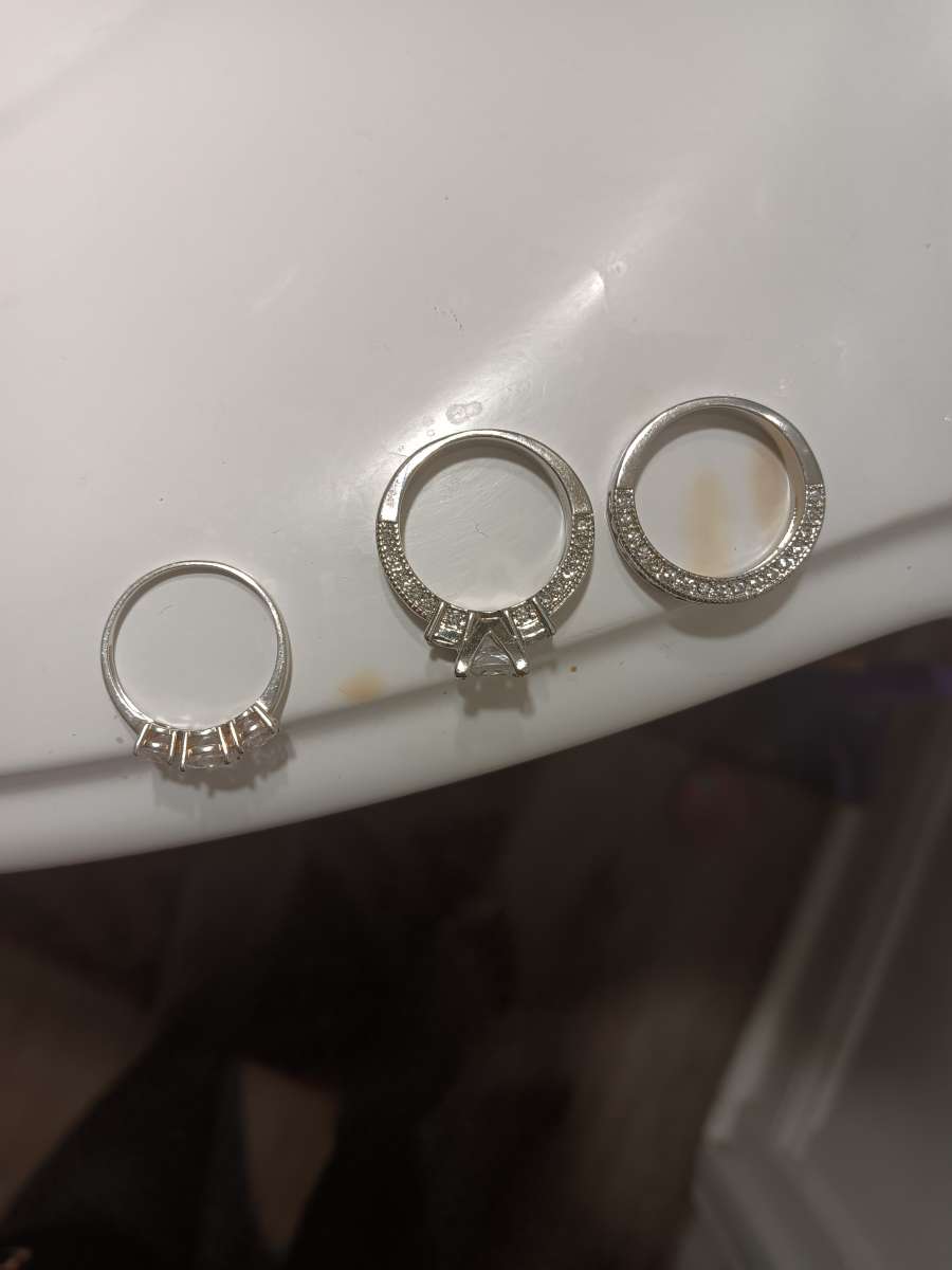 10k white gold rings