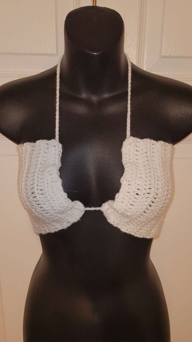 Crochet Halter Tops and Bucket Hats Will ship as well