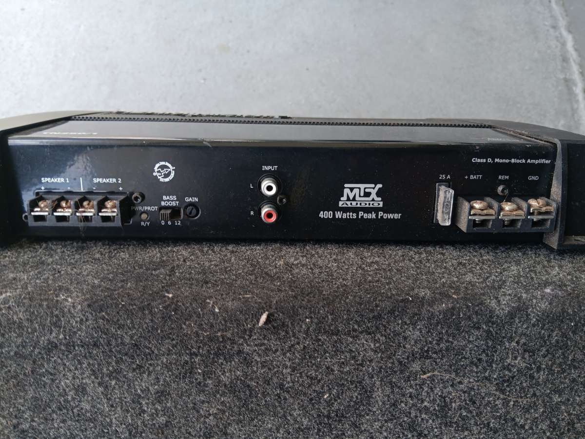 Terminator Amp and speakers