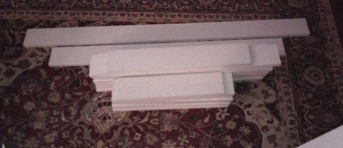 marble quartz countertops or vanity tops and backsplash