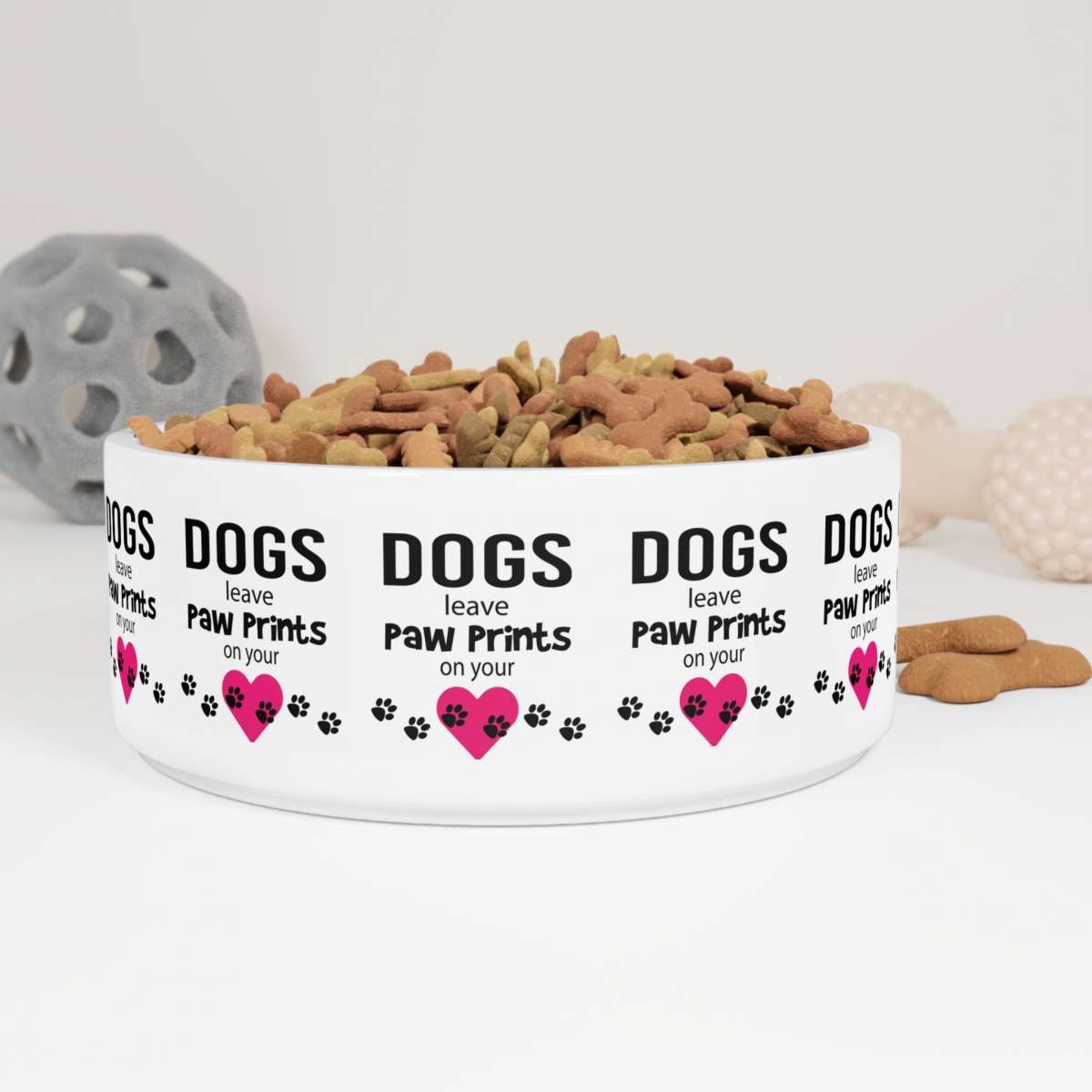 Customized dog bowl